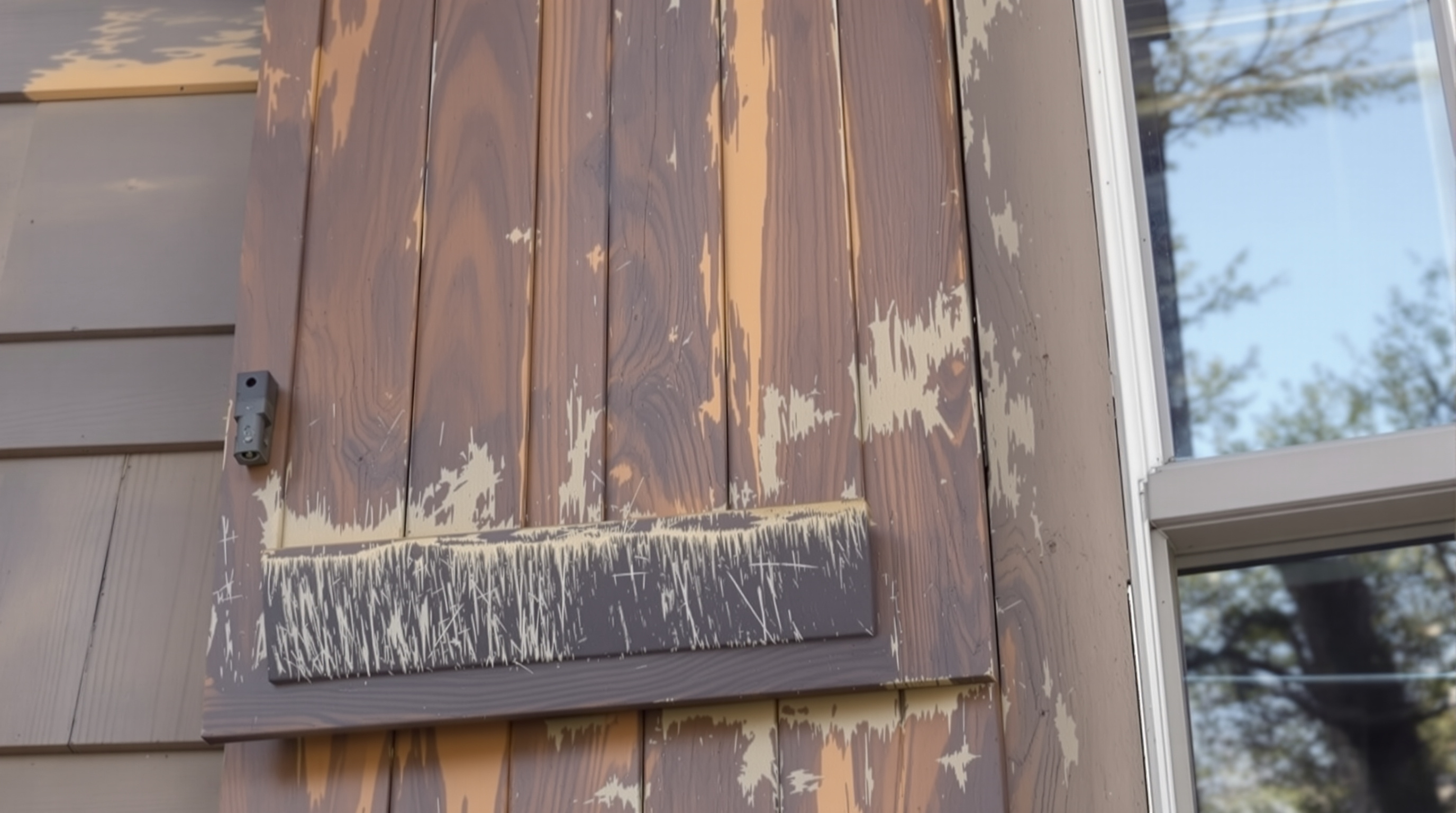 Bien peindre à l'extérieur au printemps – détail